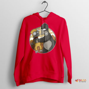 Get Your Hands on Our King Kong Red Hoodie