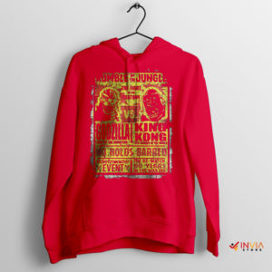 Giant Monster Madness Godzilla x Kong Red Hoodie