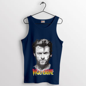 Golden Age Hugh Jackman Wolverine Navy Tank Top