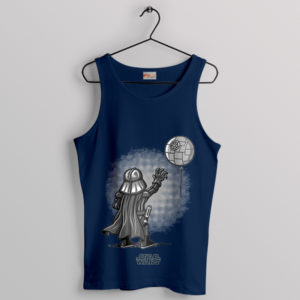 Graffiti Galaxy Banksy's Darth Vader Navy Tank Top