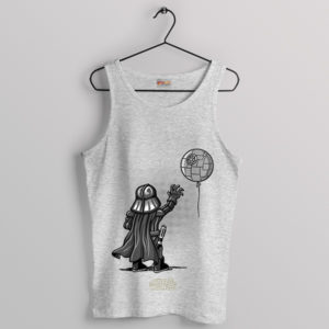 Graffiti Galaxy Banksy's Darth Vader Sport Grey Tank Top