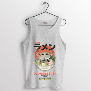 Grogu Ramen Delight Mandalorian Sport Grey Tank Top