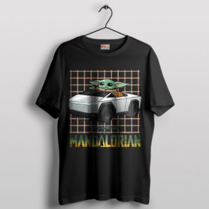 Grogu Takes the Wheel in Cybertruck T-Shirt