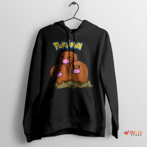 Groundbreakers Dugtrio Pokemon Black Hoodie