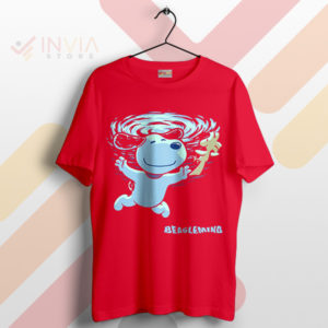 Grunge Glory Snoopy Nirvana Tribute Red T-Shirt