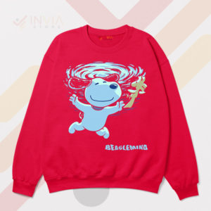 Grunge Groove Snoopy Nevermind Art Red Sweatshirt