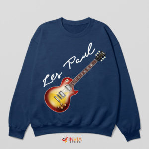 Guitar Greatness Les Paul Signature Navy Sweatshirt