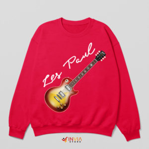 Guitar Greatness Les Paul Signature Red Sweatshirt