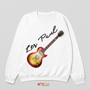 Guitar Greatness Les Paul Signature White Sweatshirt