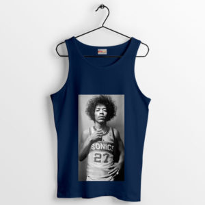 Hendrix 27 Seattle SuperSonics Jersey Navy Tank Top