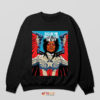 Hendrix's Skyline Song Purple Haze Sweatshirt