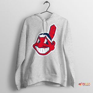 Heritage Honored Chief Wahoo Cleveland Sport Grey Hoodie