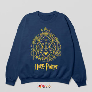 Heroic Heraldry Gryffindor Symbol Navy Sweatshirt