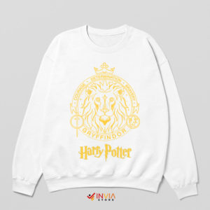 Heroic Heraldry Gryffindor Symbol White Sweatshirt