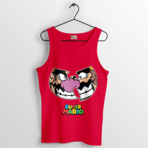 Hip-Hop Mario Wu-Tang Clan's Red Tank Top
