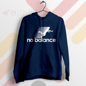 Humor with Style No Balance Apparel Navy Hoodie