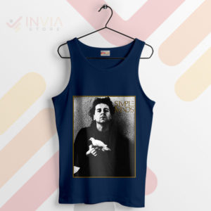 Hypnotised Simple Minds Ghostdancing Navy Tank Top