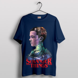 Iconic Eleven's Adventure Stranger Things Navy T-Shirt