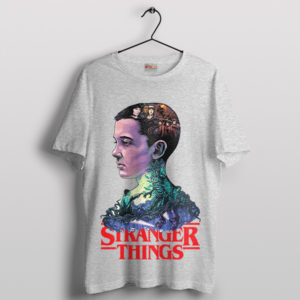 Iconic Eleven's Adventure Stranger Things Sport Grey T-Shirt
