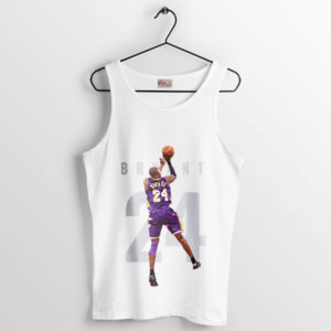 Iconic Jam Kobe Mamba 24 Dunk White Tank Top