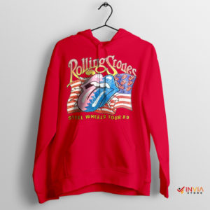 Iconic Moments Steel Wheels '89 Tour Red Hoodie