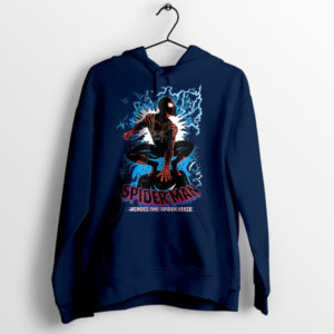 Incredible Spider-Verse Miles Morales Navy Hoodie