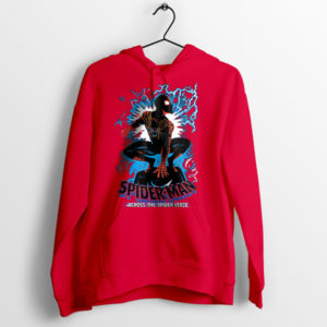 Incredible Spider-Verse Miles Morales Red Hoodie