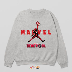 Inner Hero Deadpool Marvel Jesus Sport Grey Sweatshirt