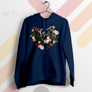 Inspire Greatness Wu-Tang Clan Flowers Navy Hoodie