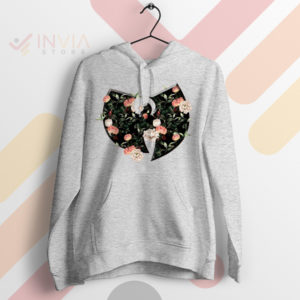 Inspire Greatness Wu-Tang Clan Flowers Sport Grey Hoodie