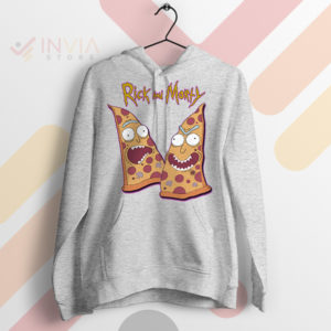 Interdimensional Pizza Face Rick and Morty Sport Grey Hoodie
