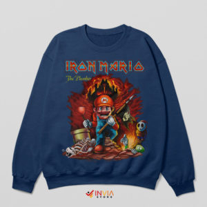 Iron Mario Invasion of Rarities Navy Sweatshirt