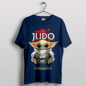 Jedi Judo Baby Yoda Throwdown Navy T-Shirt