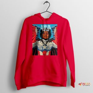 Jimi's Sky Kiss Song Purple Haze Red Hoodie
