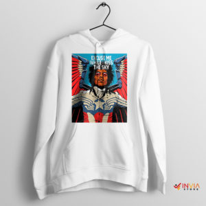 Jimi's Sky Kiss Song Purple Haze White Hoodie