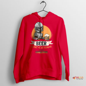 Join the Brew Beer Mandalorian Red Hoodie