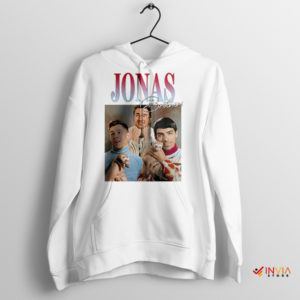 Jonas Brothers and Animal Companions White Hoodie