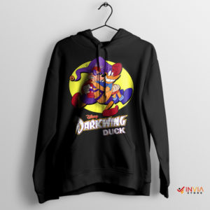 Journey Darkwing Duck vs Quackerjack Black Hoodie