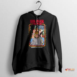 Journey to the '80s Stranger Things Holiday Black Hoodie