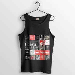 Journey with 1D All Albums Collage Black Tank Top