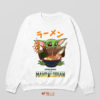 Kawaii Ramen Time with Baby Yoda Sweatshirt