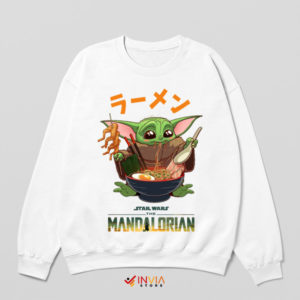 Kawaii Ramen Time with Baby Yoda Sweatshirt