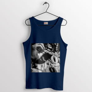 King Von's Journey O Block Navy Tank Top