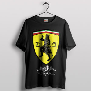 Knightly Ride Monty Python Scuderia Black T-Shirt