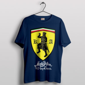 Knightly Ride Monty Python Scuderia Navy T-Shirt