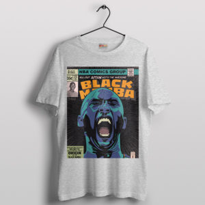 Kobe Mamba Vintage NBA Comics Sport Grey T-Shirt
