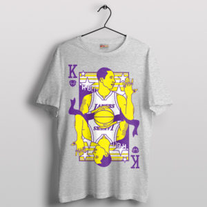 Legend Kobe Card King of LA Lakers Sport Grey T-Shirt