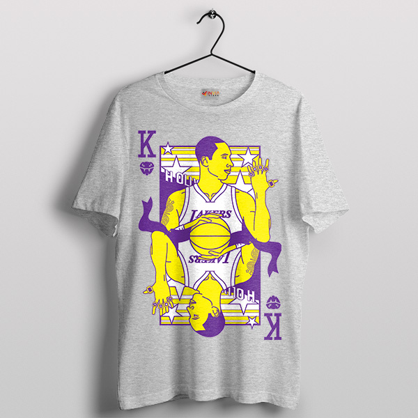 Legend Kobe Card King of LA Lakers Sport Grey T-Shirt