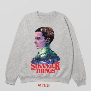 Legendary Eleven Stranger Things Characters Sport Grey Sweatshirt