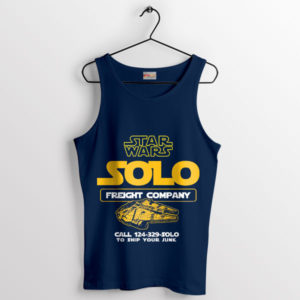 Legendary Ship Han Solo's Falcon Navy Tank Top